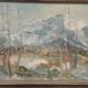 Original Swedish Oil Painting - "Nature Scene" by Maja Sjöberg - Signed - Vintage and Framed - 35.5 × 43.5 cm (14" × 17.1")