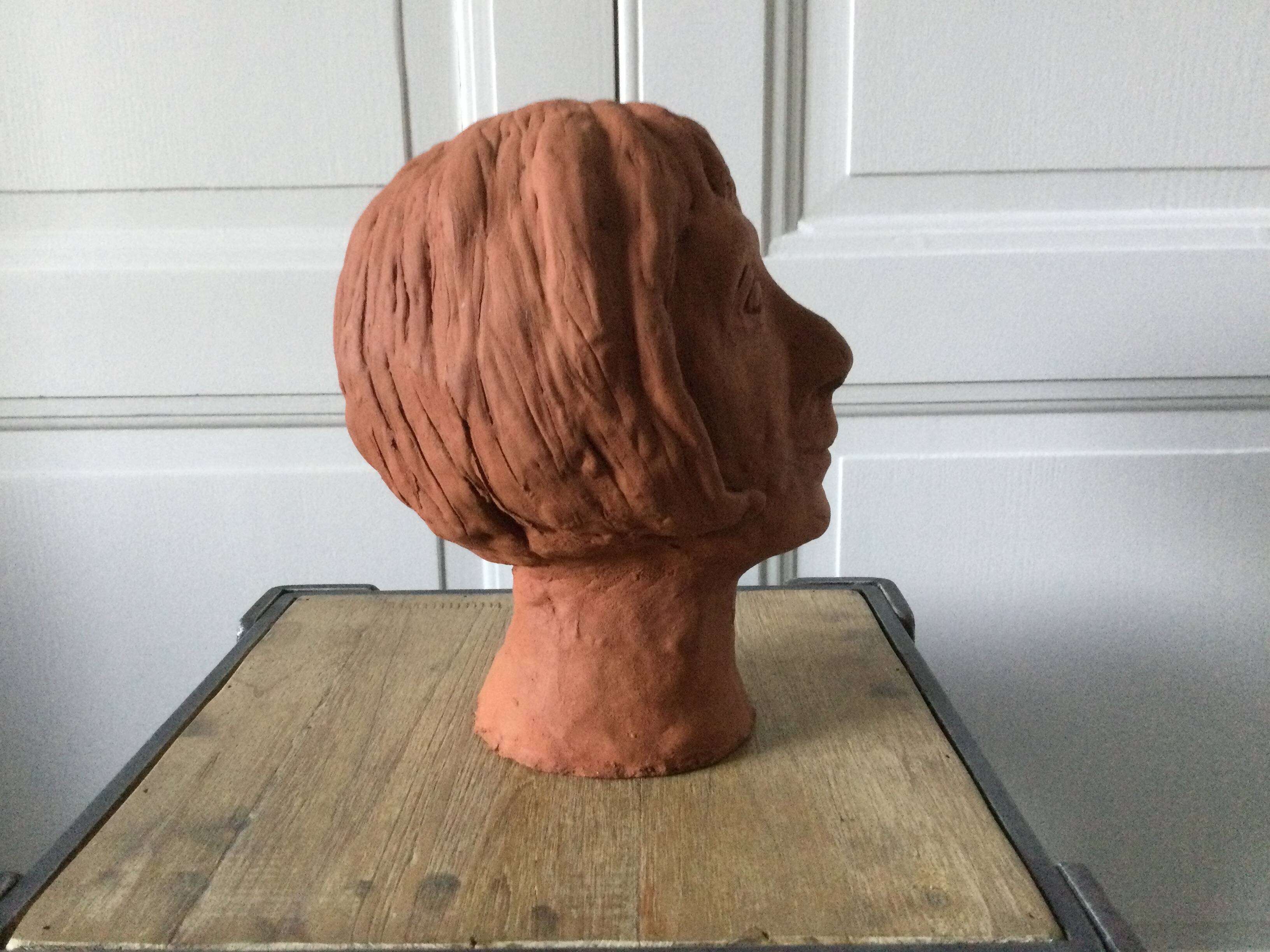 Terracotta bust