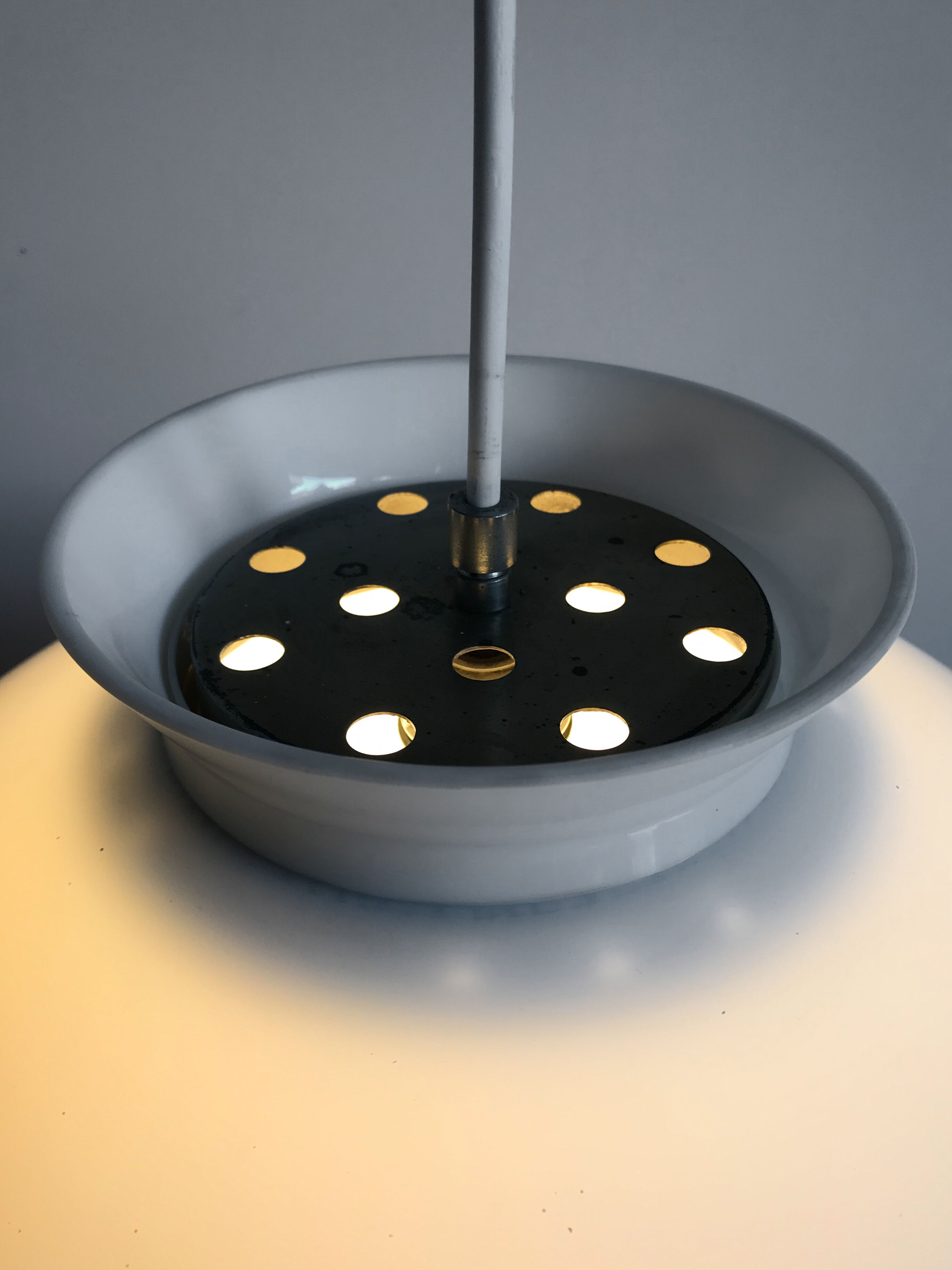 Achille e Pier Giacomo Castiglioni per Kartell plastic pendant lamp, 1959
