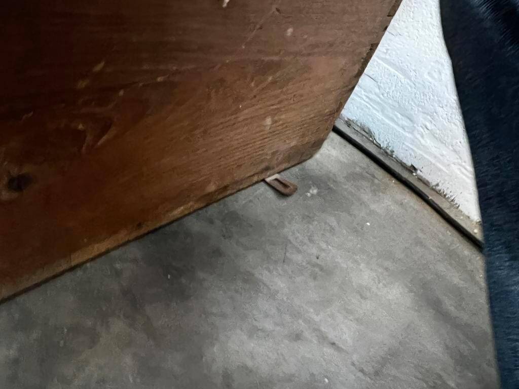 Vintage wooden chest / side table / coffee table