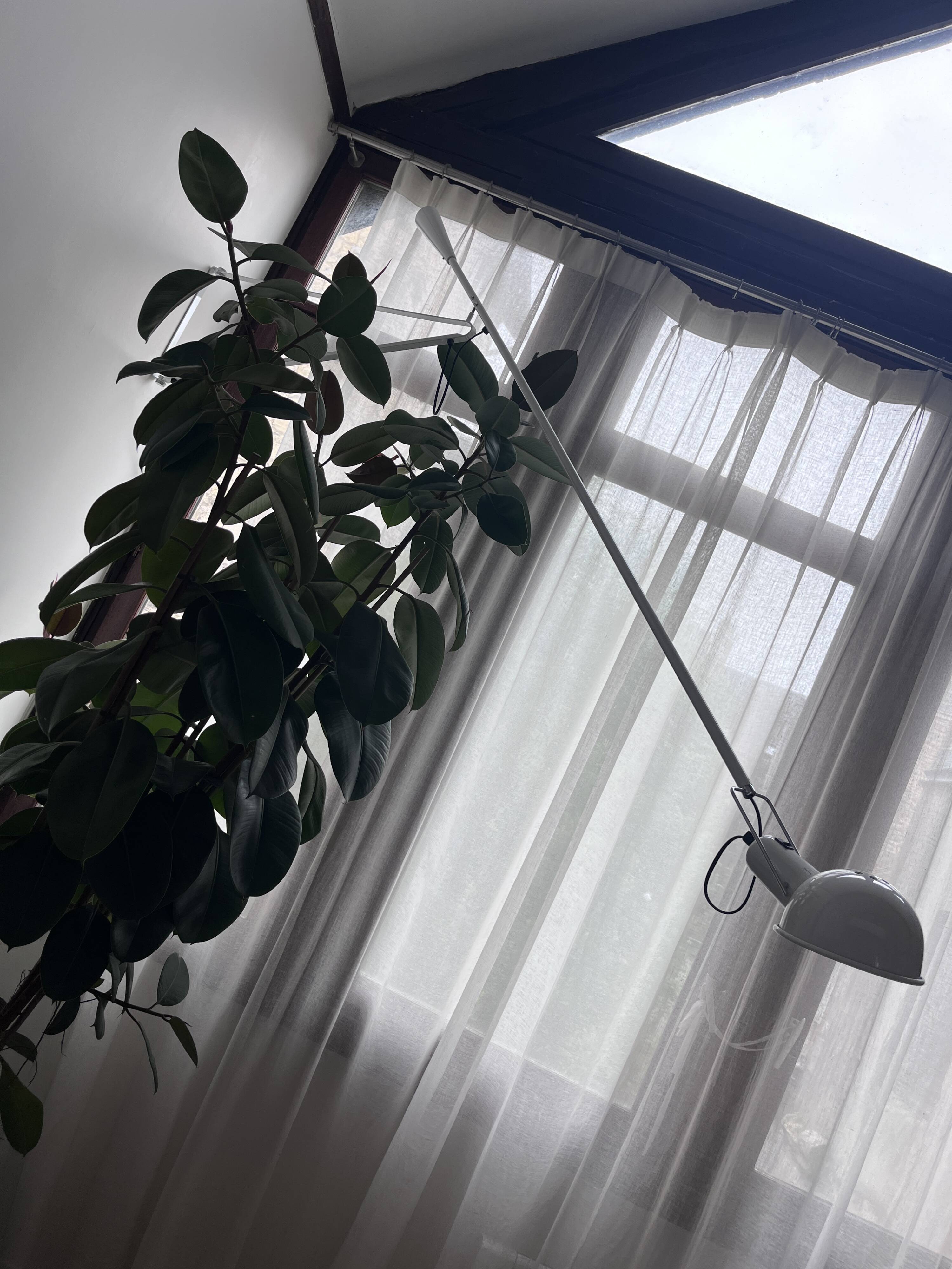Iconic wall lamp Flos model 265 (white colour)