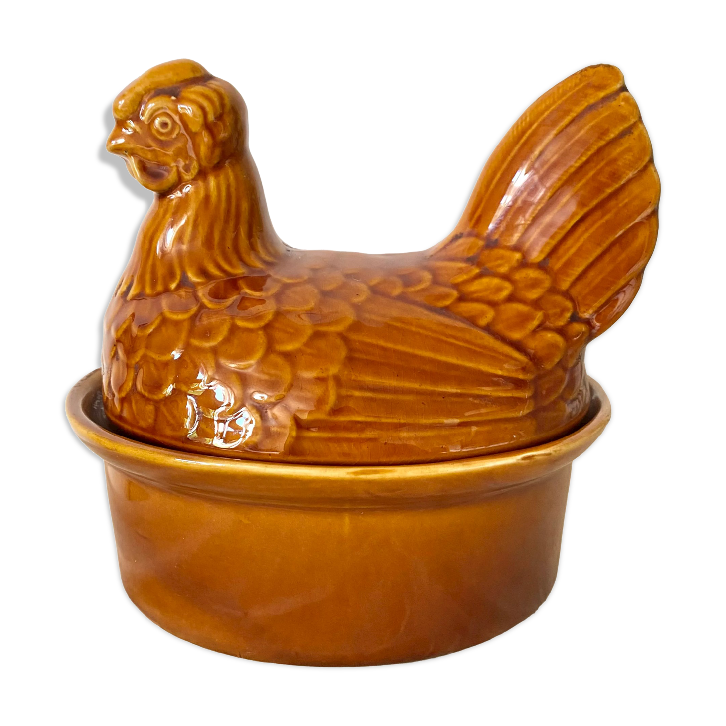 Ceramic terrine hen Geo