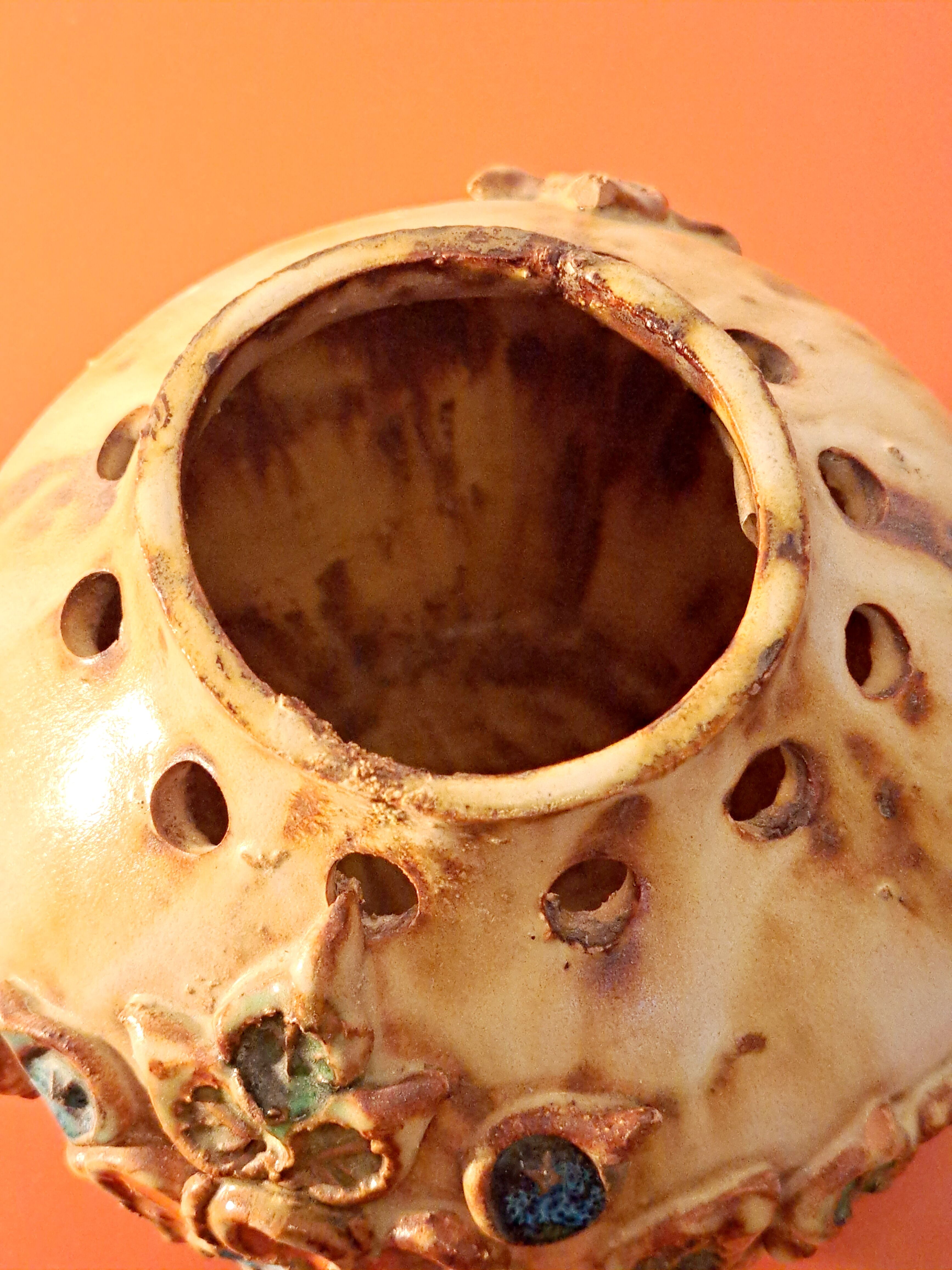 Vallauris ceramic vase 1970