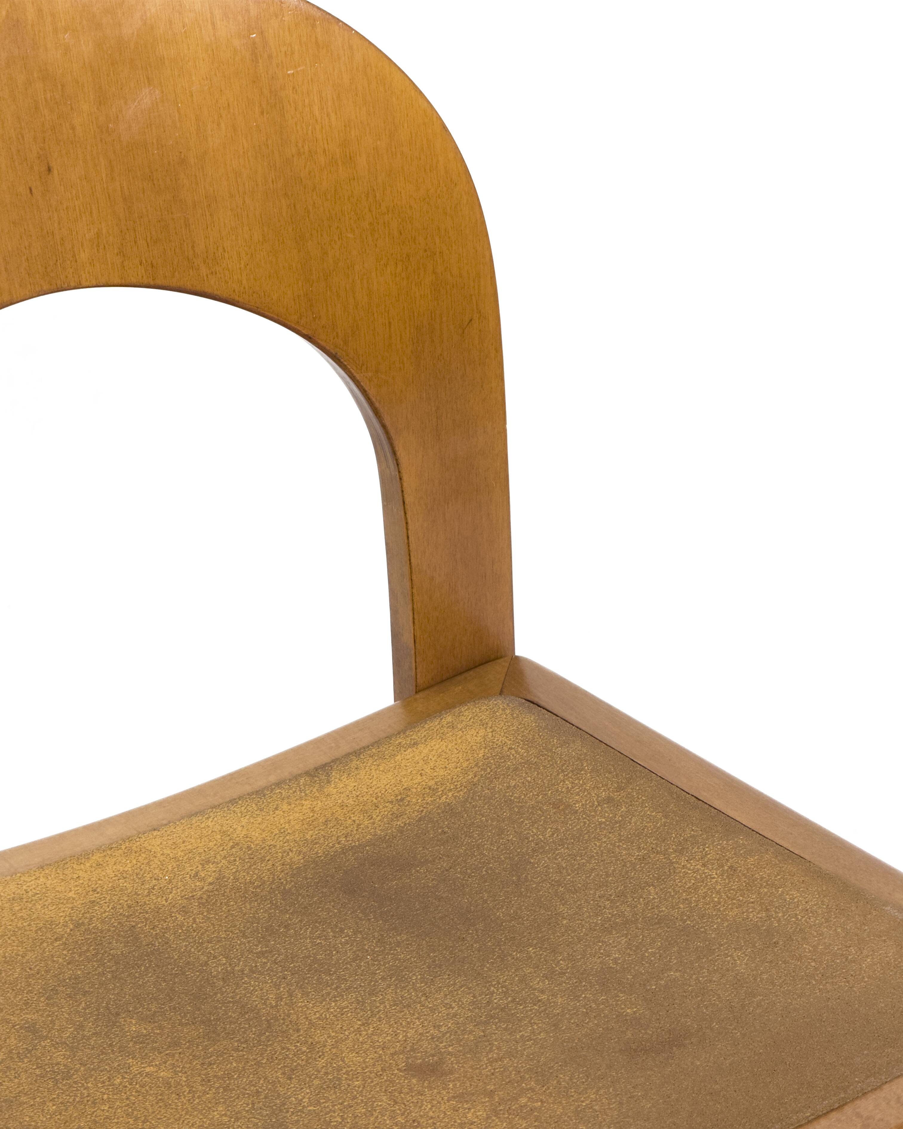 Set of 4 Arcadia chairs by Adalberto Caraceni for Tagliabue, Italy 1970s