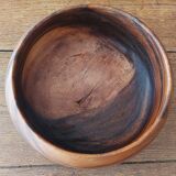 Vintage wooden fruit bowl