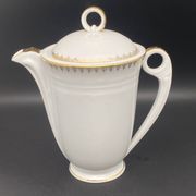 Service à thé/café porcelaine de Limoges blanche et dorure – MPM0724SV1