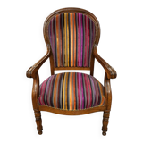 Antique carved wooden armchair, Louis-Philippe style