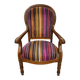 Antique carved wooden armchair, Louis-Philippe style