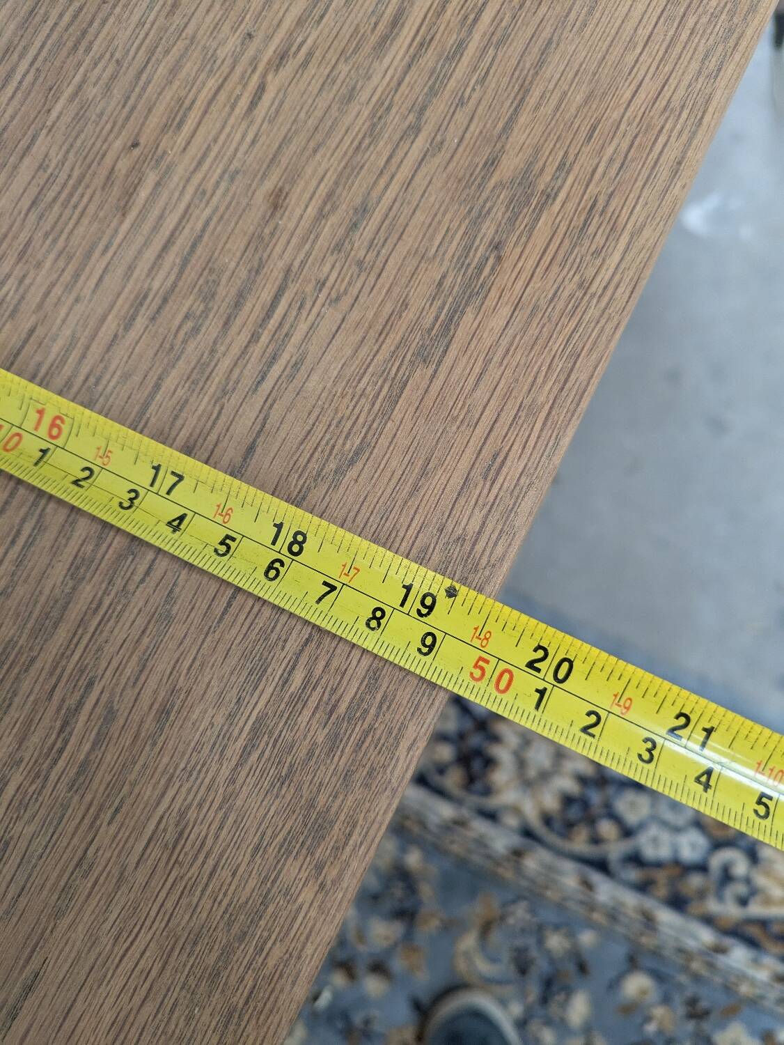 Small raw wood sideboard