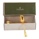 Christofle América doré, 12 cuillères à moka, café, 10 cm, excellent état.