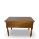 Italian pine wood centre writing desk from the 1960s, a reproduction o