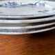 Flat plates Sarreguemines Terre de Fer model Blue Favorite