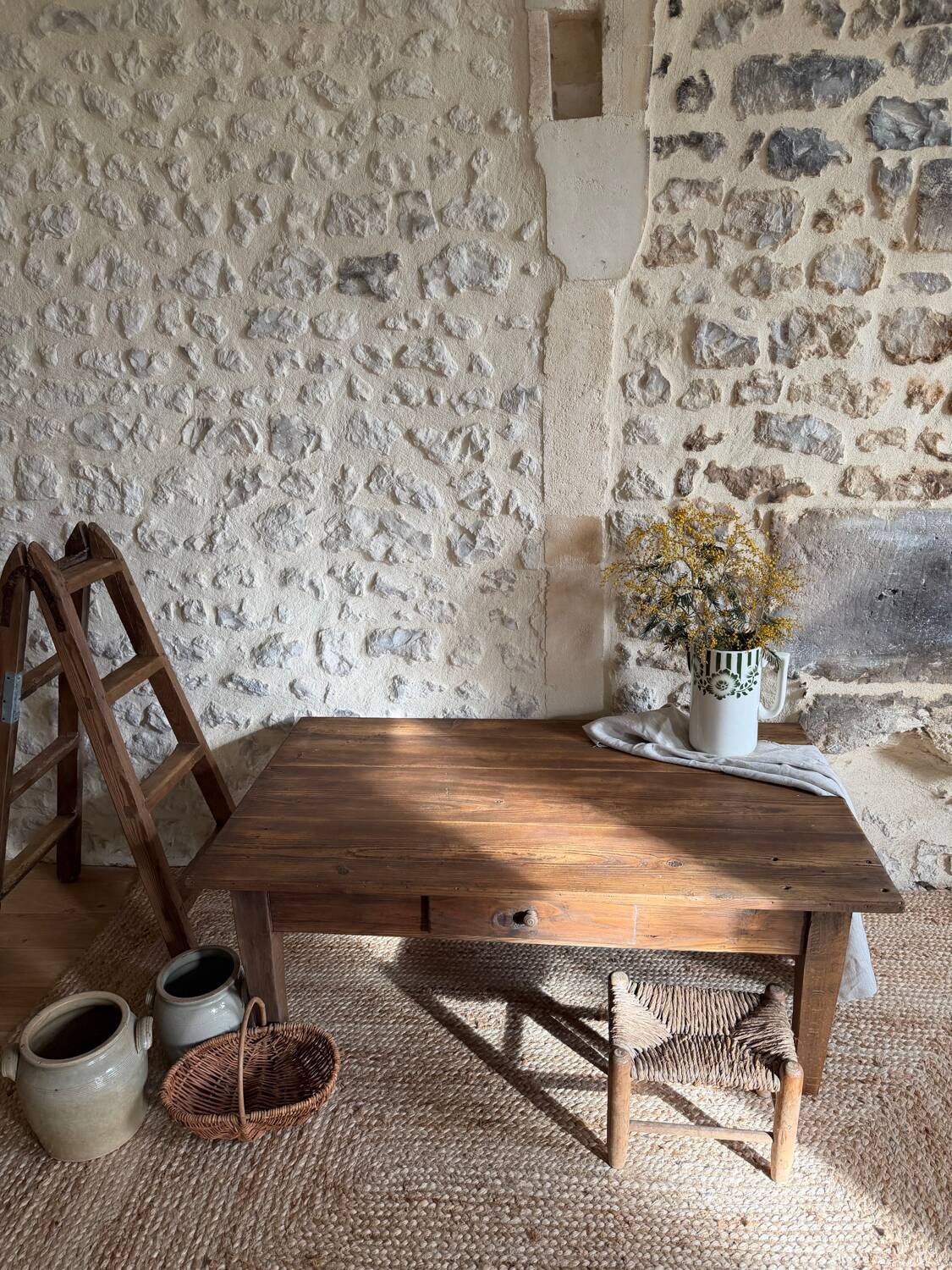 Renovated farmhouse coffee table