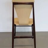 Set of 4 floating seat dining chairs / 1950s