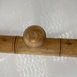 old Bamboo style wall coat rack