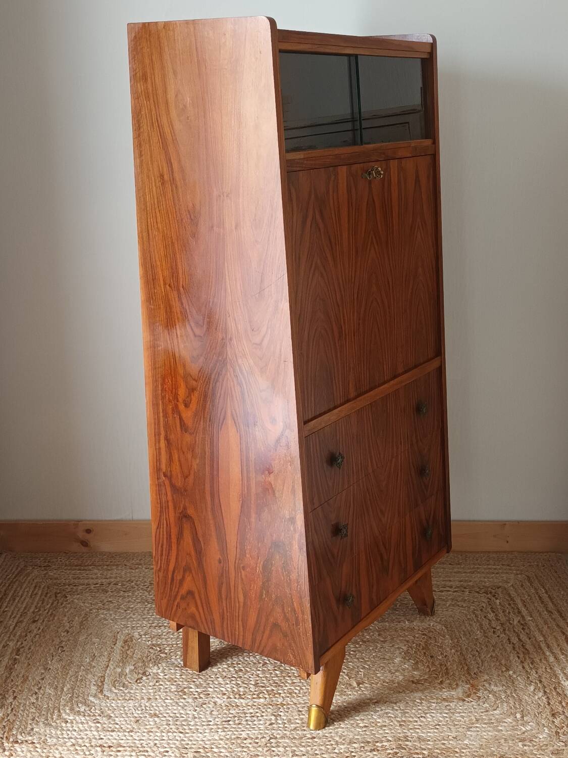 Vintage rosewood secretary