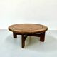 Vintage Danish Brutalist coffee table in oak, 1960s