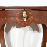 Small Table in Lacquered Wood, Louis XV Style – Late 19th Century