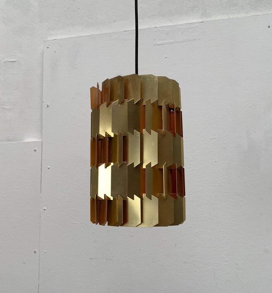 Danish Mid-Century Pop Facette Suspension by Louis Weisdorf for Lyfa, 1960s