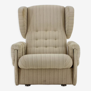 Fauteuil wing des années 1970, Tchécoslovaquie