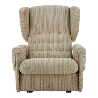 Fauteuil wing des années 1970, Tchécoslovaquie