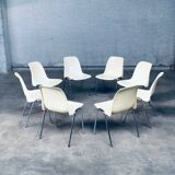 Orly Stacking Chairs by Bruno Pollak for Solo, Germany, 1979, Set of 8