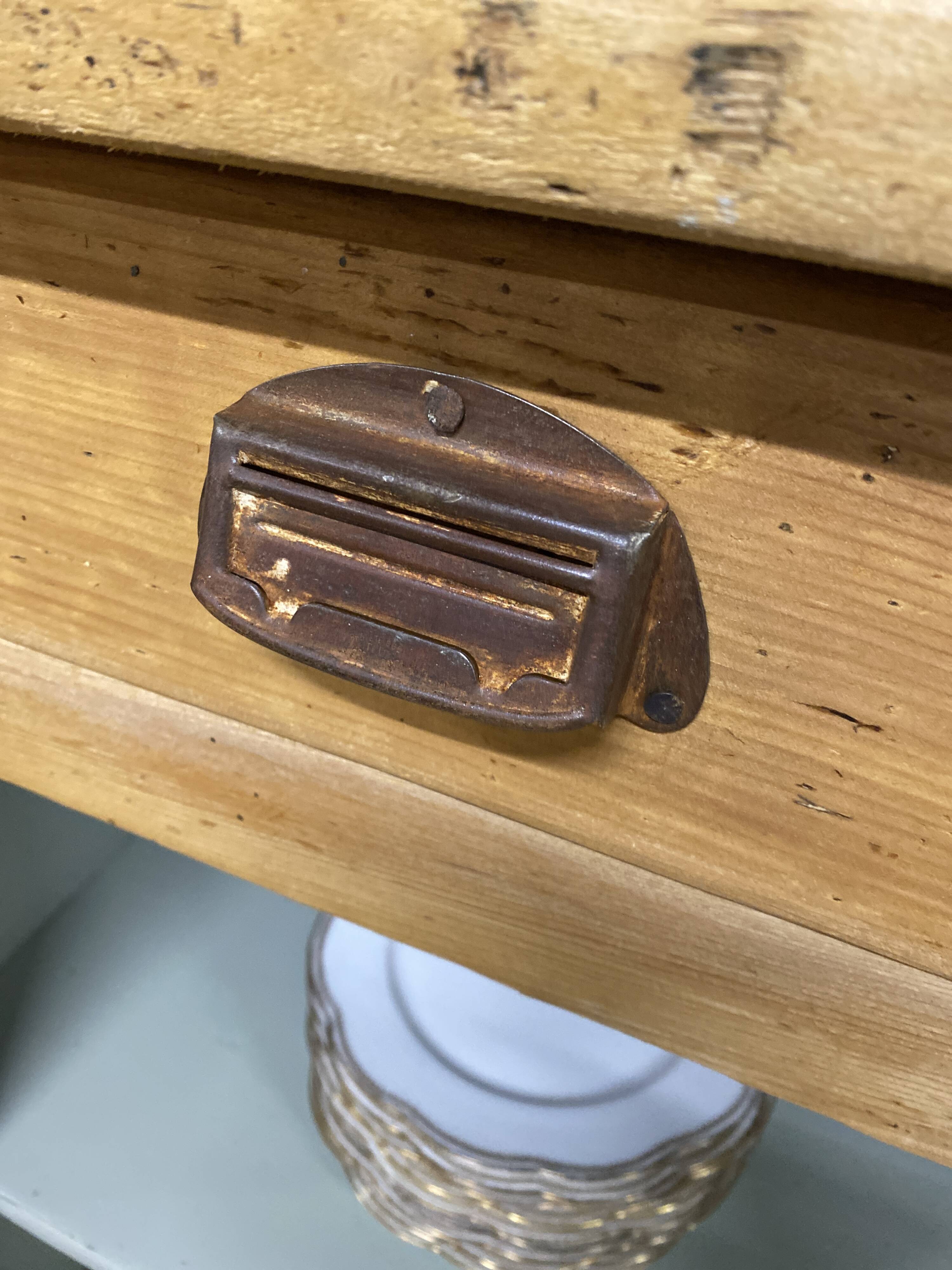 Parisian buffet in pitch pine