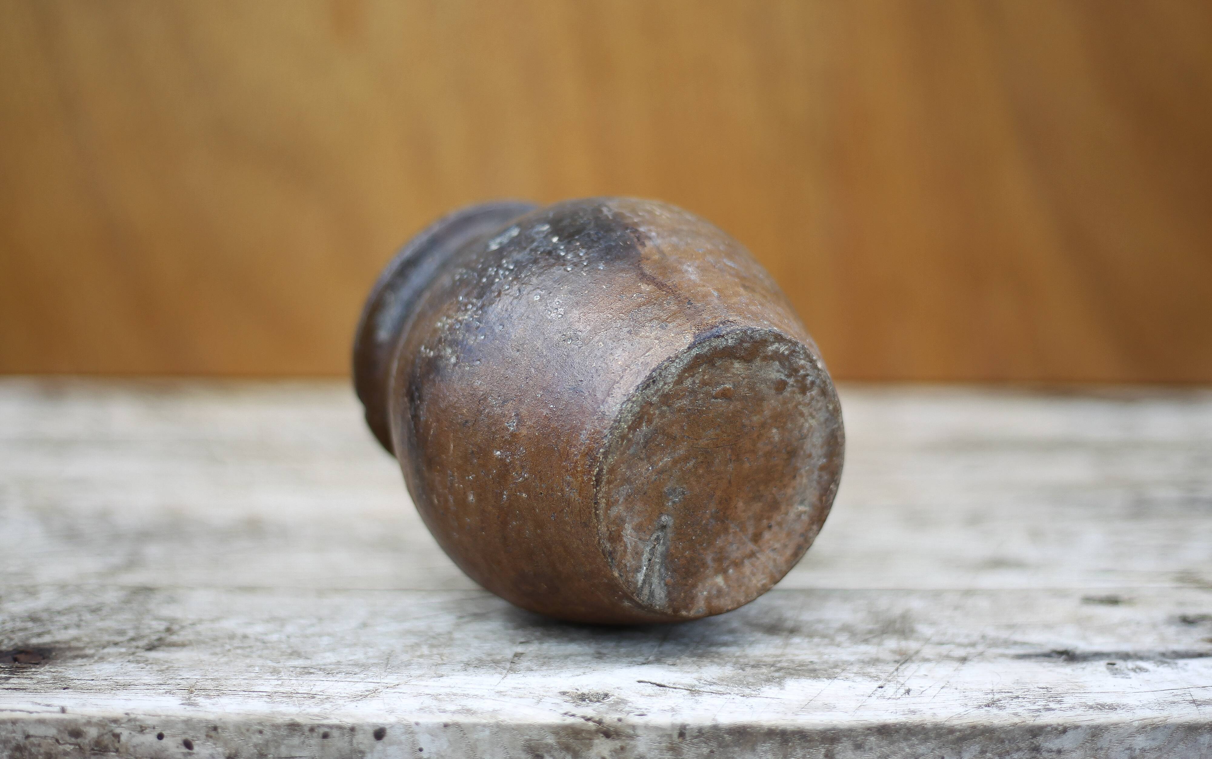 vintage handle pot, spoon pot, vintage pottery, kitchen, flower pot, interior decor