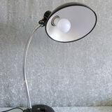 Black and chrome articulated desk lamp 70s