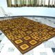 Modernist op-art rug with abstract graphic pattern by Magura, Germany 1960s