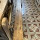 Old farmhouse bench in solid oak