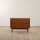 Vintage teak chest of drawers by Gunnar Nielsen Tibergaard, Denmark 1960s