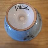 Ceramic Salad Bowl Vallauris thistle decoration