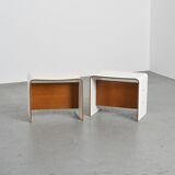 Pierre Guariche, pair of bedside tables for La Plagne, circa 1968