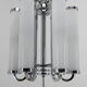 Bauhaus chrome-plated tubular chandelier, 1930s