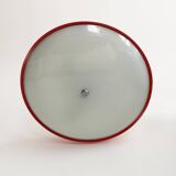 1960's Red Mid Century Ceiling Lamp by Josef Hurka for Napako
