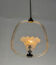 Venetian glass chandelier from Murano and brass, circa 1950.