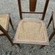 Chaises en cannage année 30-40