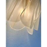 Contemporary Modern Sanded Champagne "Rondini" Murano Wall Sconces- Set of