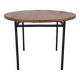 Vintage round dining table designed by Marcel Gascoin 1960s