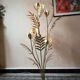 Hans Kogl gold metal lamppost 1960 1970 vintage