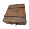 Coffre caisse boite de rangement en bois vintage