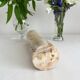 Straight vase in vintage alabaster or onyx