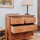1950s chest of drawers with mustache feet