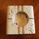 Fratelli Mannelli travertine ashtray