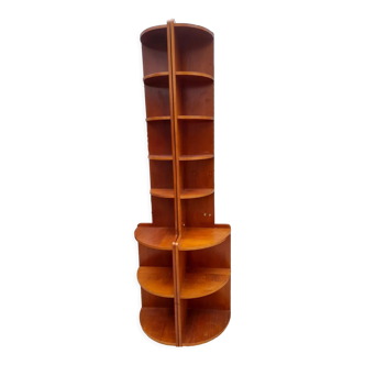 Two columns shelves bookcases displays