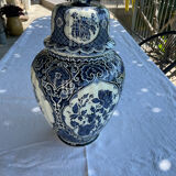 Delftware vase by Boch Royal Sphinx