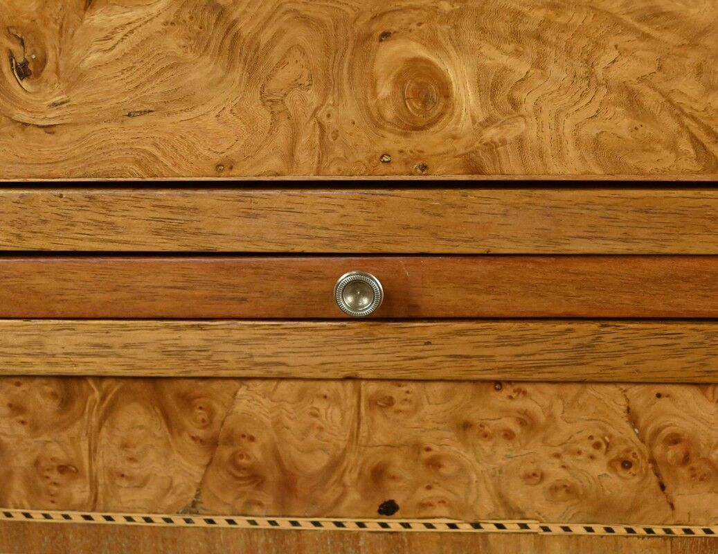 Furniture made of thuya burl and mahogany, Art Deco period – early 20th century.