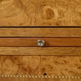 Furniture made of thuya burl and mahogany, Art Deco period – early 20th century.