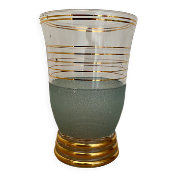 Antique glass vase